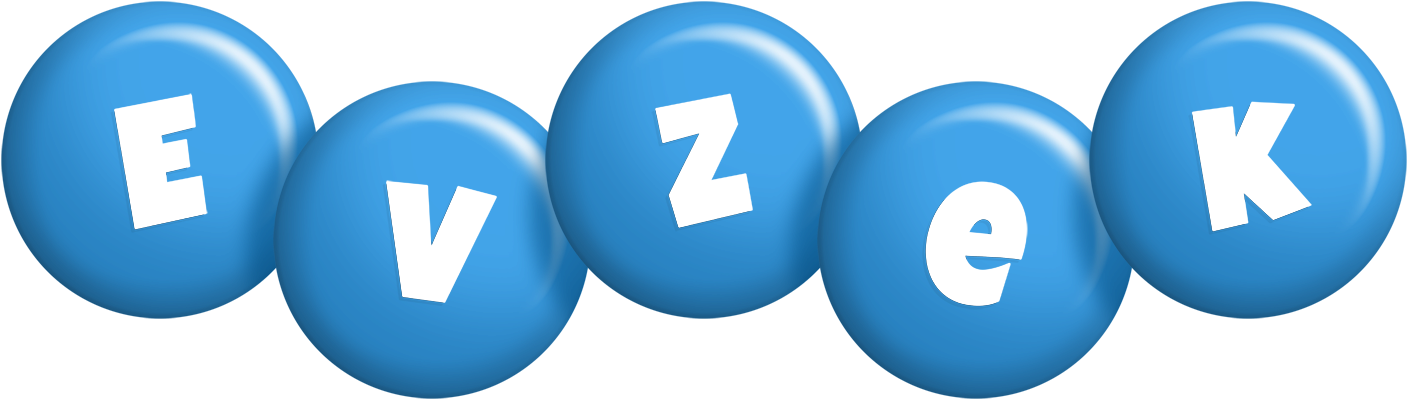 Evzek candy-blue logo