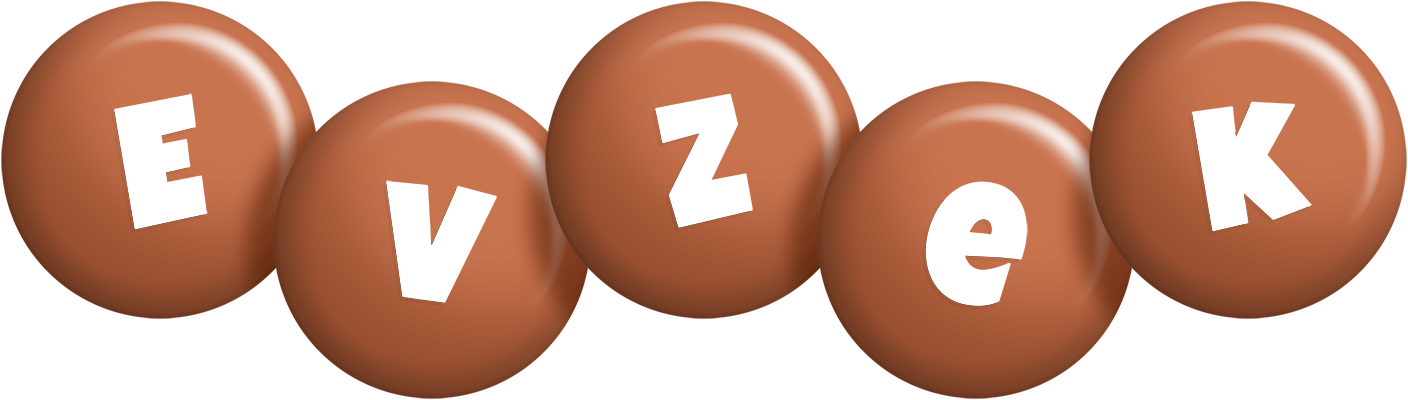 Evzek candy-brown logo