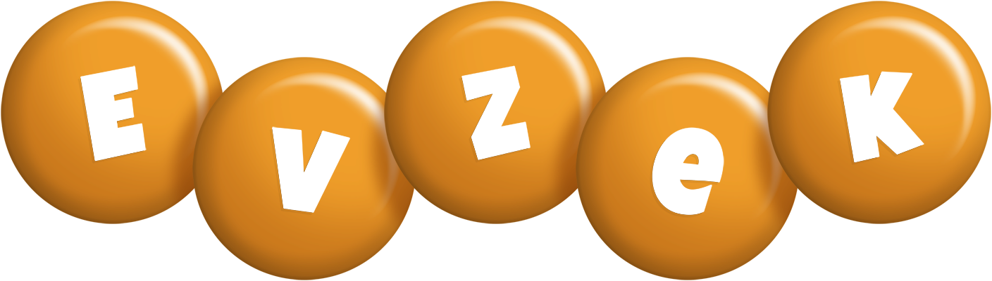 Evzek candy-orange logo