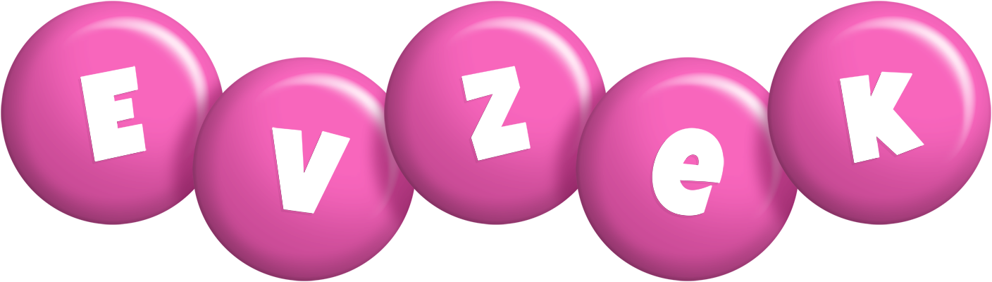 Evzek candy-pink logo
