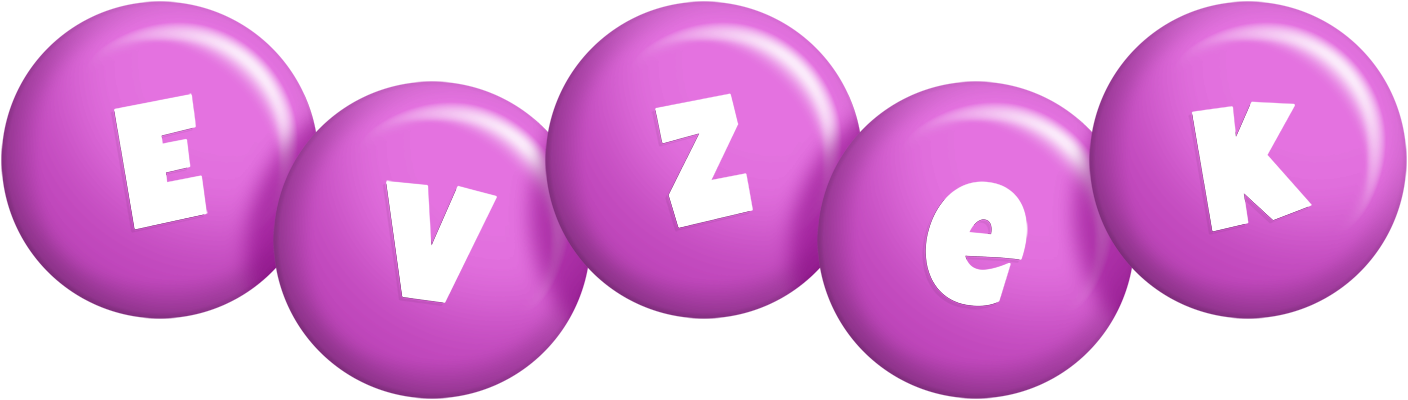 Evzek candy-purple logo
