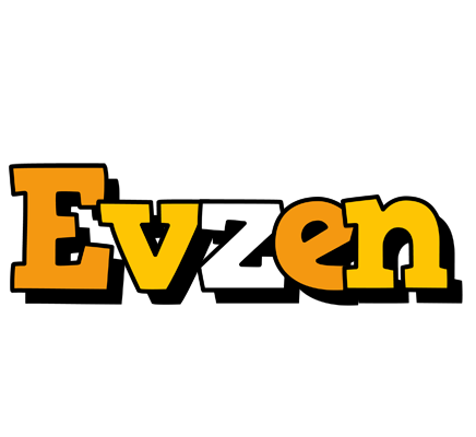 Evzen cartoon logo