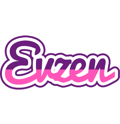 Evzen cheerful logo