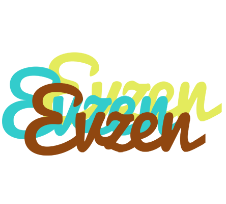 Evzen cupcake logo