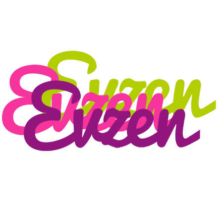 Evzen flowers logo