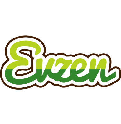 Evzen golfing logo