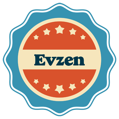 Evzen labels logo
