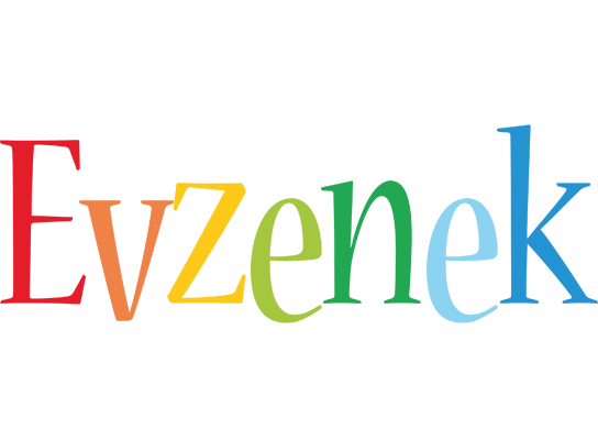 Evzenek birthday logo