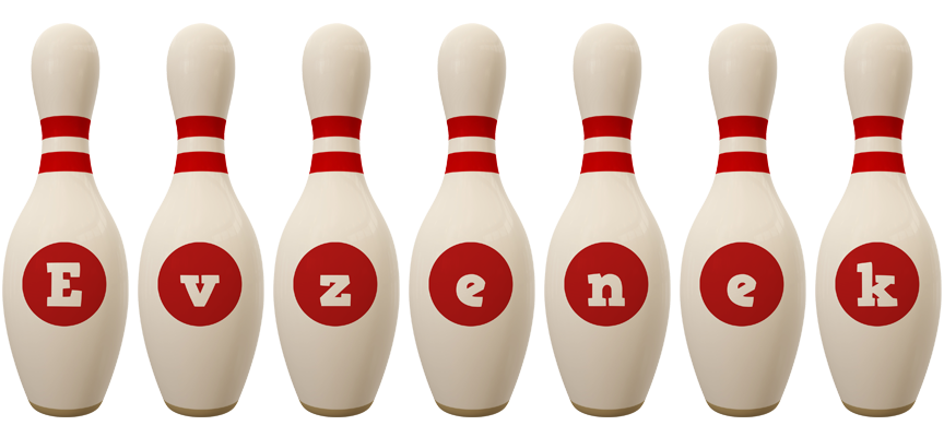 Evzenek bowling-pin logo