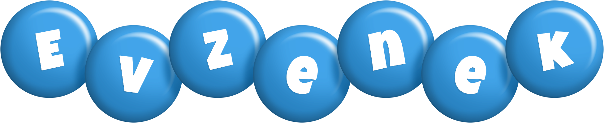 Evzenek candy-blue logo