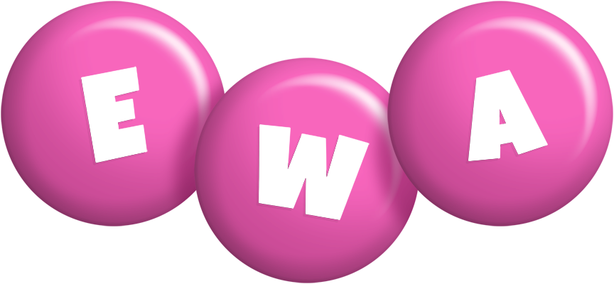 Ewa candy-pink logo