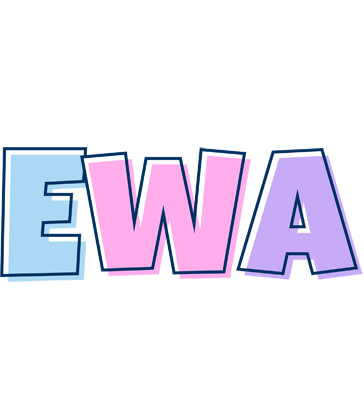 Ewa pastel logo