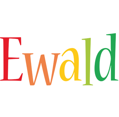 Ewald birthday logo