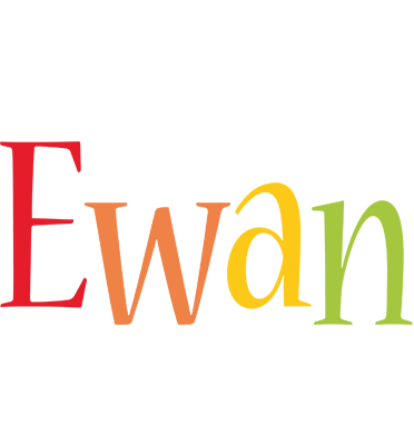 Ewan birthday logo
