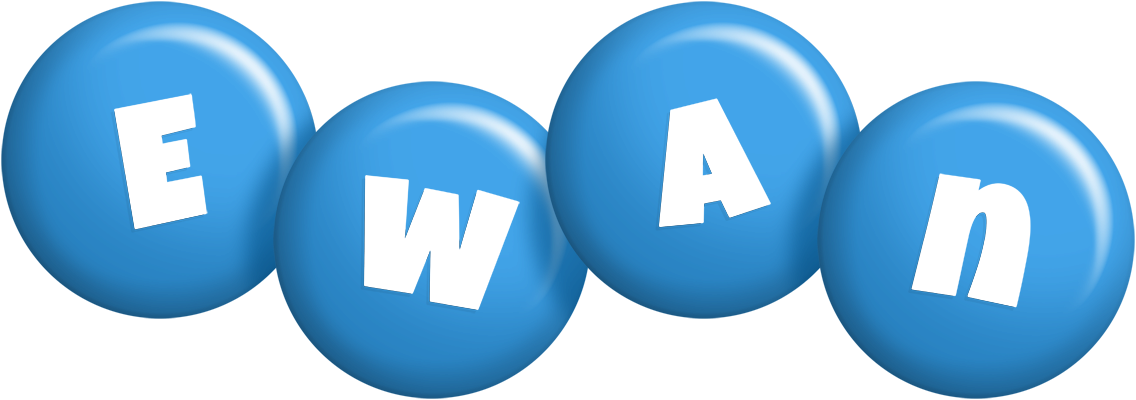Ewan candy-blue logo