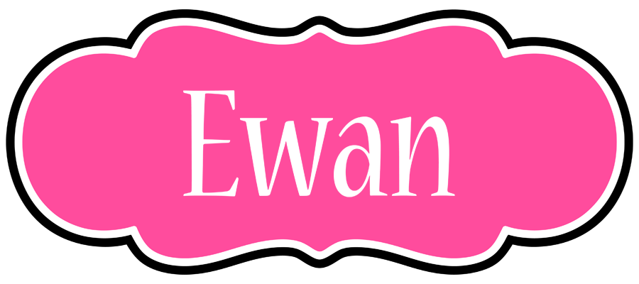 Ewan invitation logo