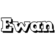 Ewan snowing logo