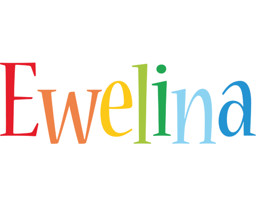 Ewelina birthday logo