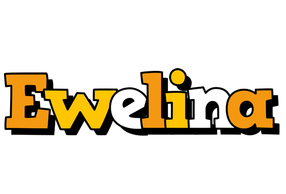 Ewelina cartoon logo