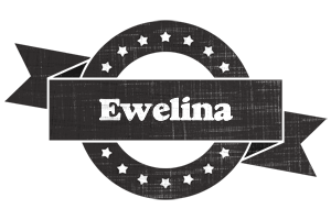 Ewelina grunge logo