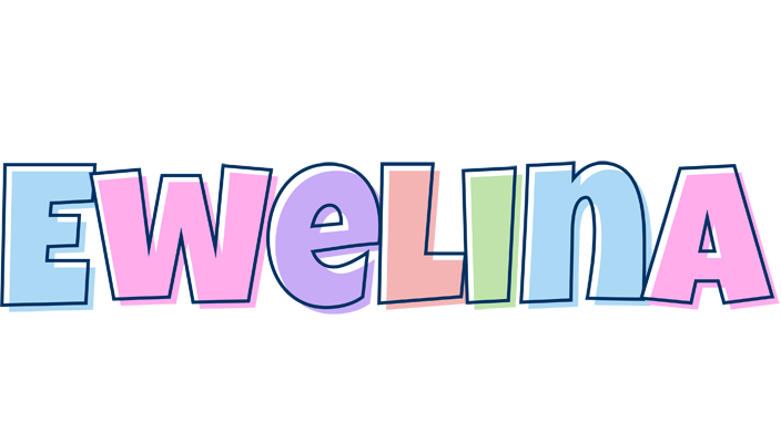 Ewelina pastel logo