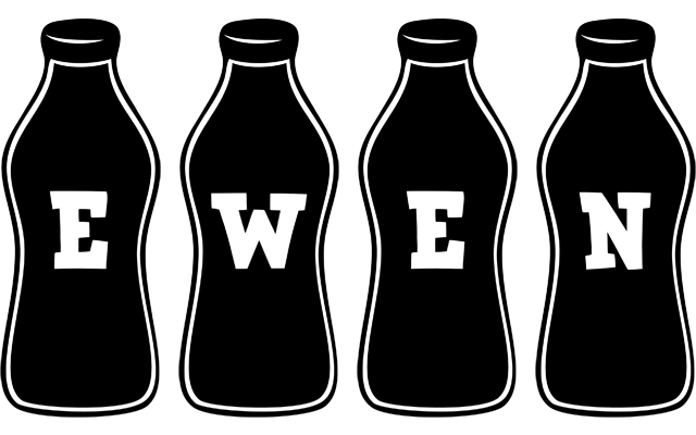 Ewen bottle logo
