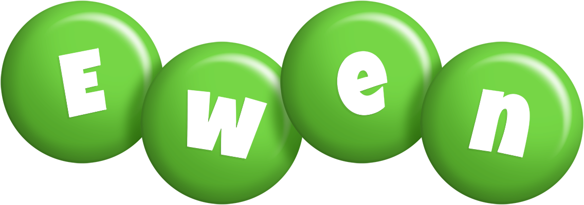 Ewen candy-green logo