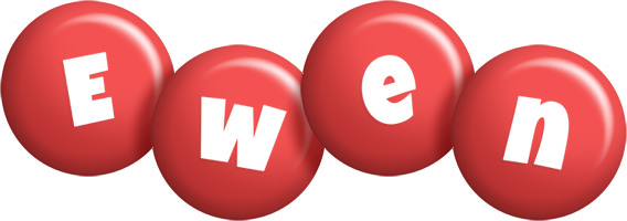 Ewen candy-red logo