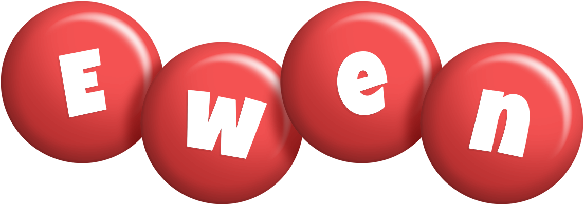 Ewen candy-red logo