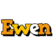 Ewen cartoon logo