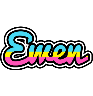 Ewen circus logo