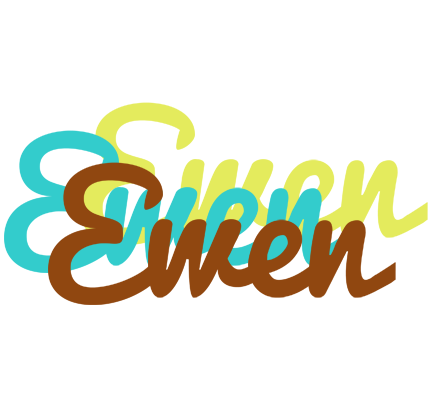 Ewen cupcake logo