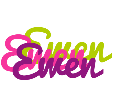 Ewen flowers logo