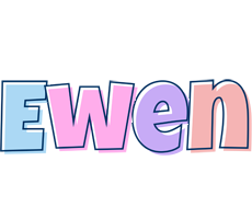 Ewen pastel logo