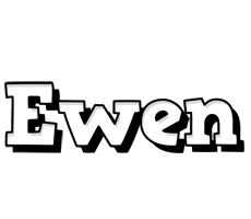 Ewen snowing logo