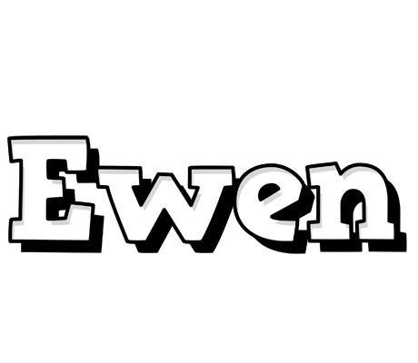 Ewen snowing logo