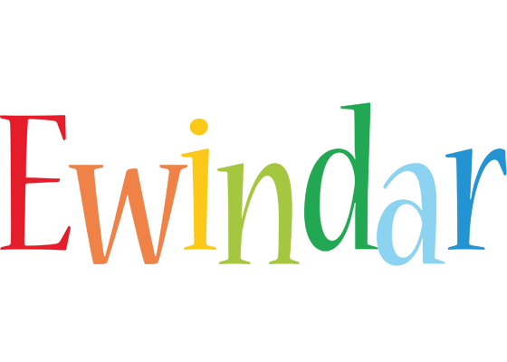 Ewindar birthday logo
