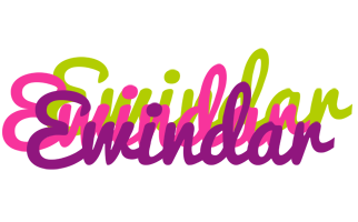 Ewindar flowers logo