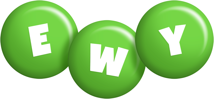 Ewy candy-green logo