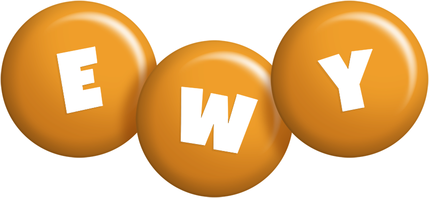 Ewy candy-orange logo