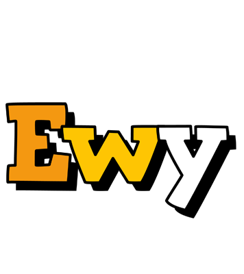 Ewy cartoon logo
