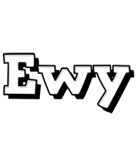 Ewy snowing logo