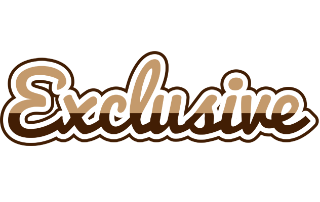 EXCLUSIVE logo effect. Colorful text effects in various flavors. Customize your own text here: https://www.textgiraffe.com/logos/exclusive/
