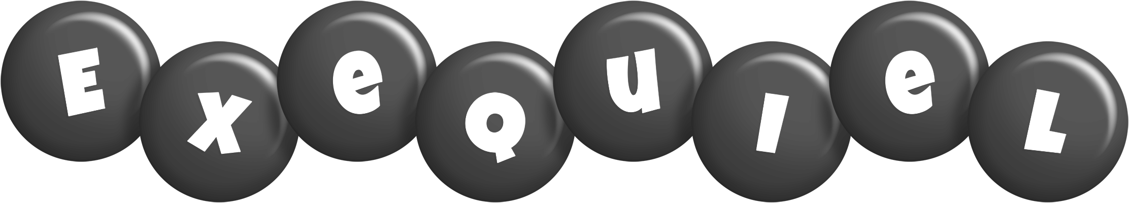 Exequiel candy-black logo