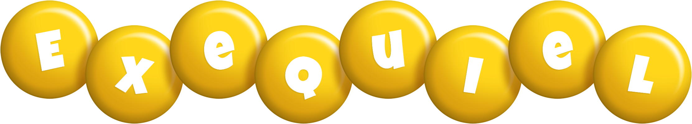 Exequiel candy-yellow logo