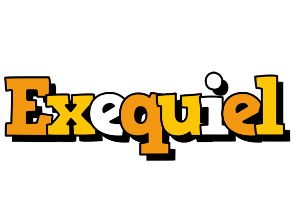 Exequiel cartoon logo