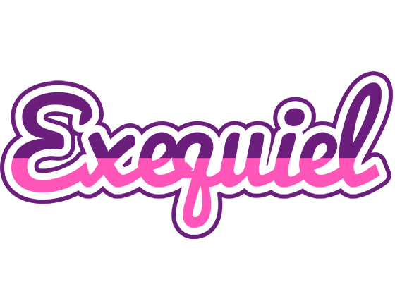 Exequiel cheerful logo