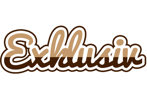 EXKLUSIV logo effect. Colorful text effects in various flavors. Customize your own text here: https://www.textgiraffe.com/logos/exclusive/
