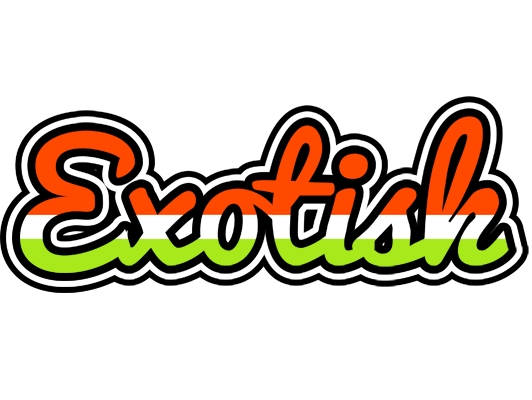 EXOTISK logo effect. Colorful text effects in various flavors. Customize your own text here: https://www.textgiraffe.com/logos/exotic/