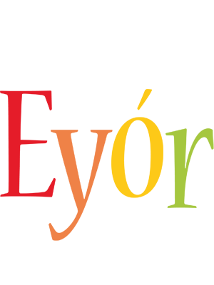 Eyþór birthday logo